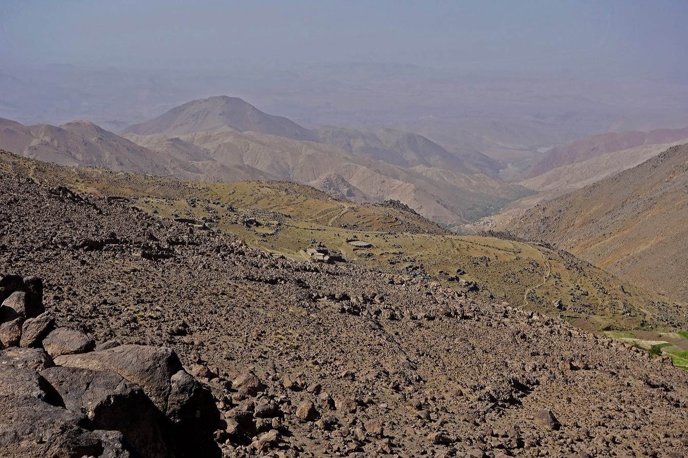 A view of a desert landscape

Description automatically generated